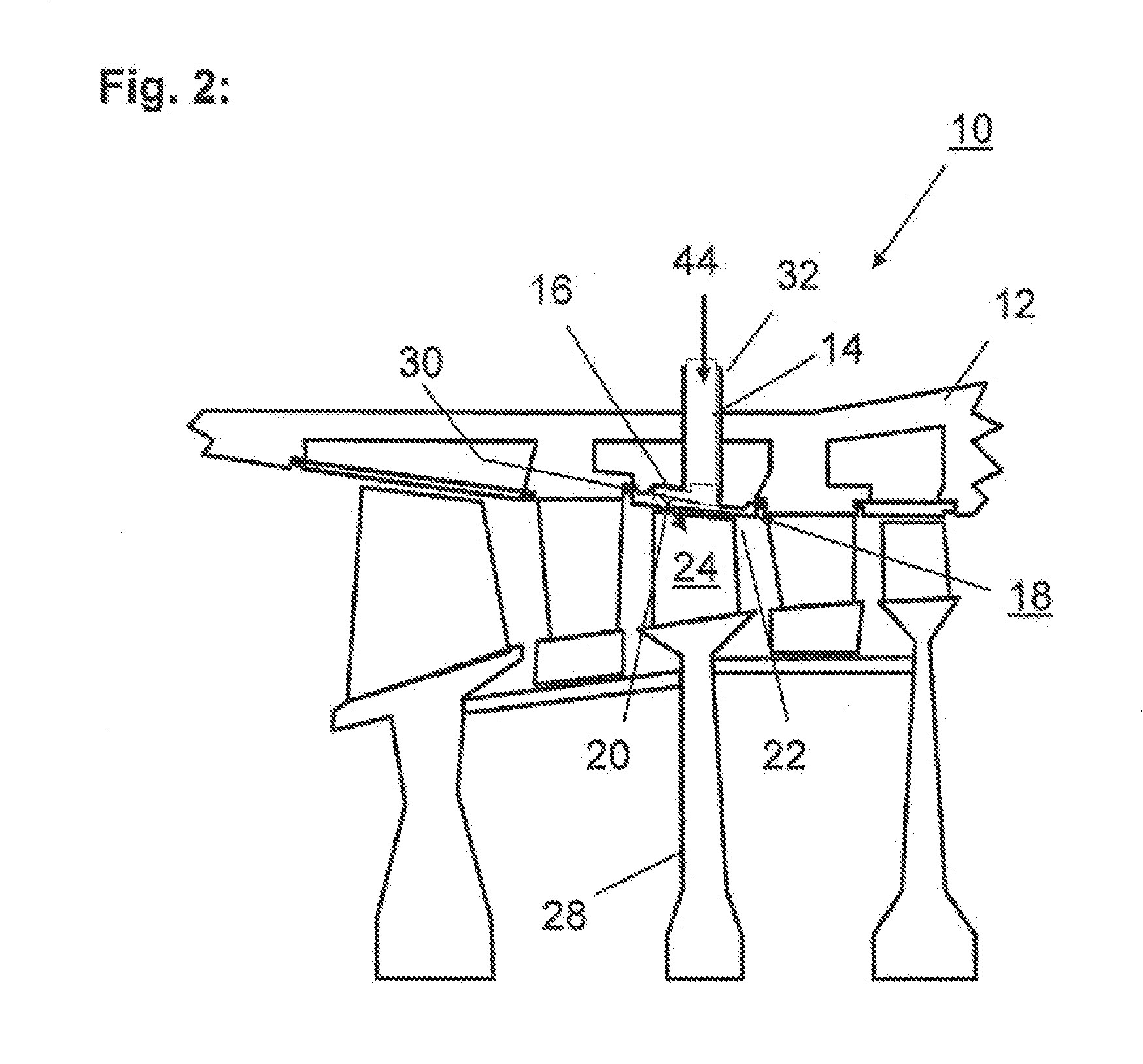 Housing for a compressor of a gas turbine, compressor, and method for producing a housing segment of a compressor housing