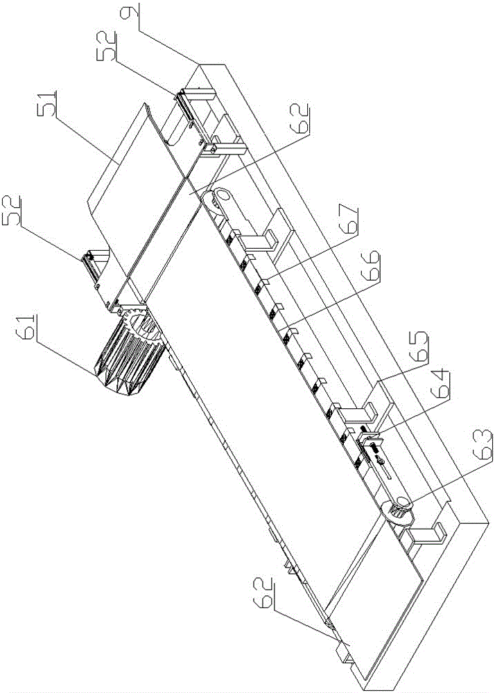 Double channel guide plate switching platform for strip steel