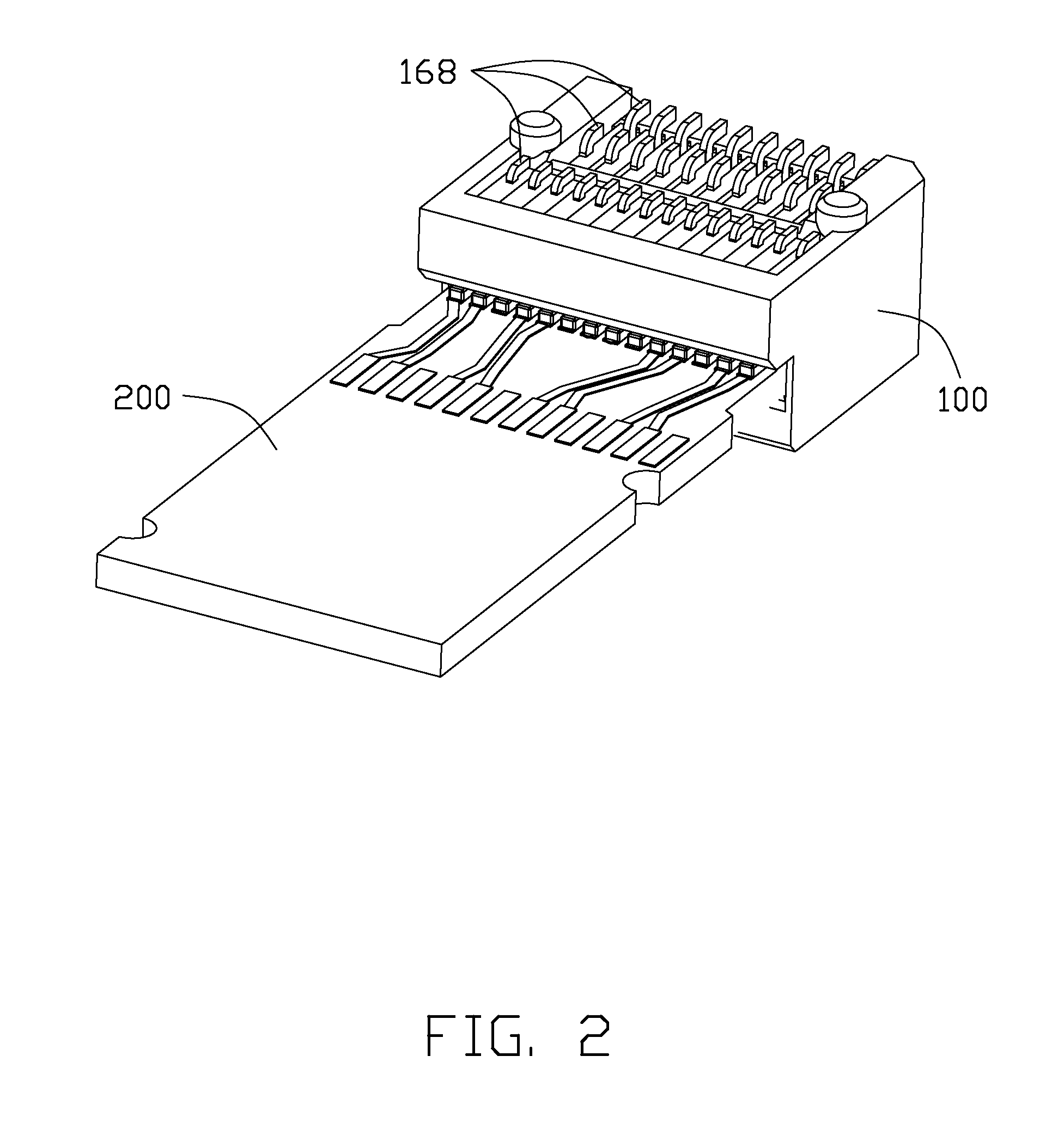 Receptacle connector having contact modules and plug connector having a paddle board