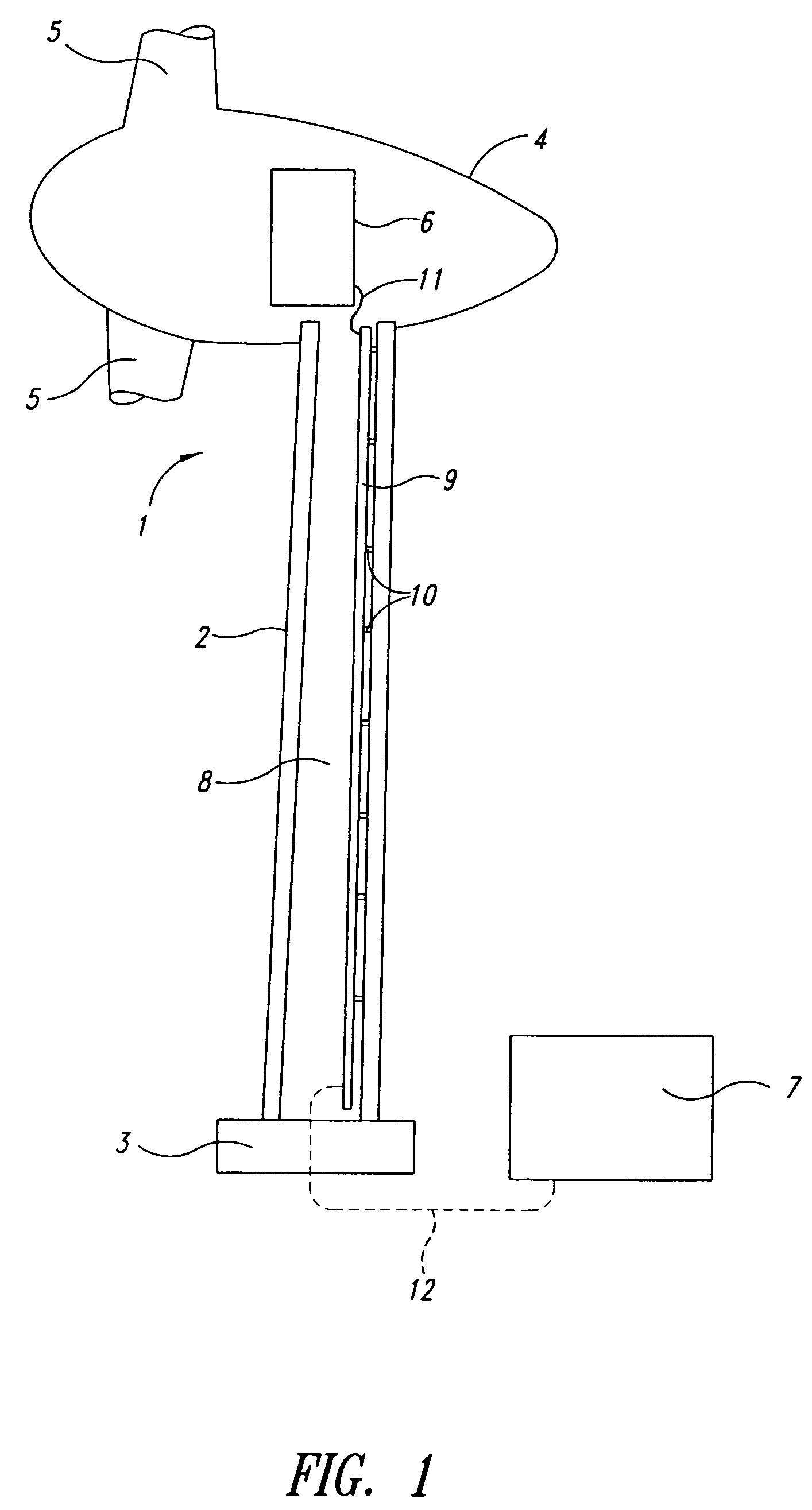 Wind turbine with current conducting means, which are pre-assembled in the tower