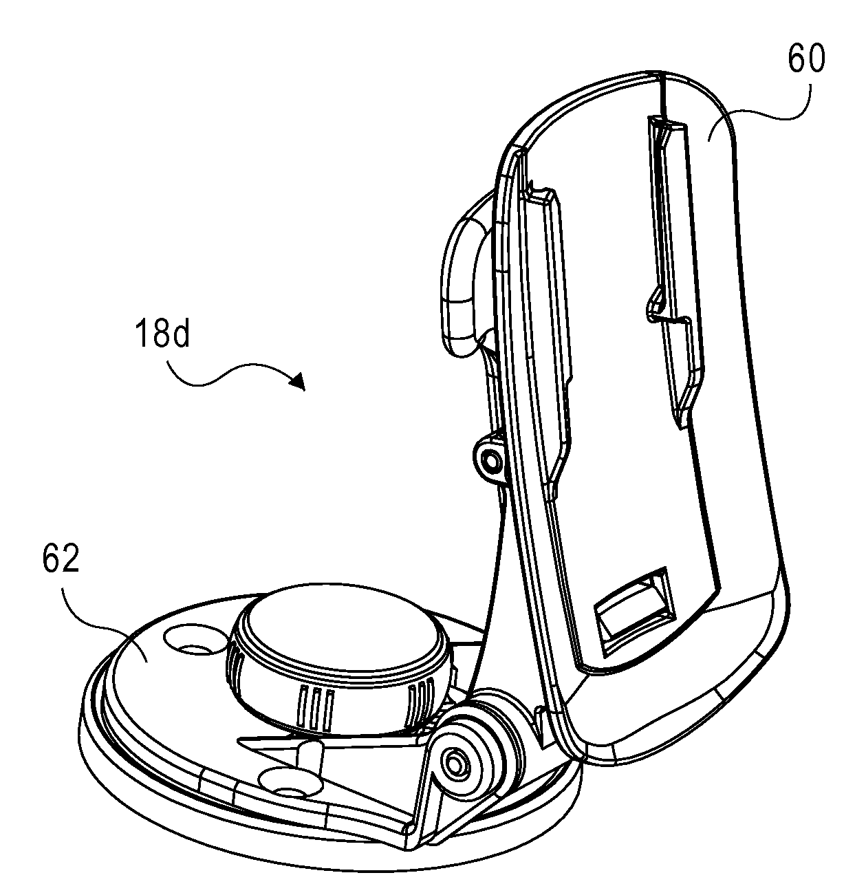 Method, apparatus, and system for mounting an electronic device utilizing a battery cover