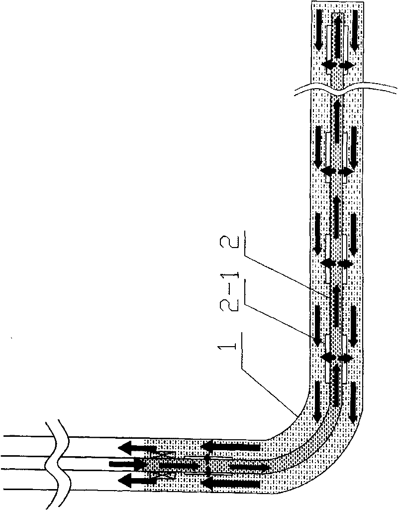 Oil and gas well structure facilitating pulling out downhole filter pipe column and method for pulling out downhole filter pipe