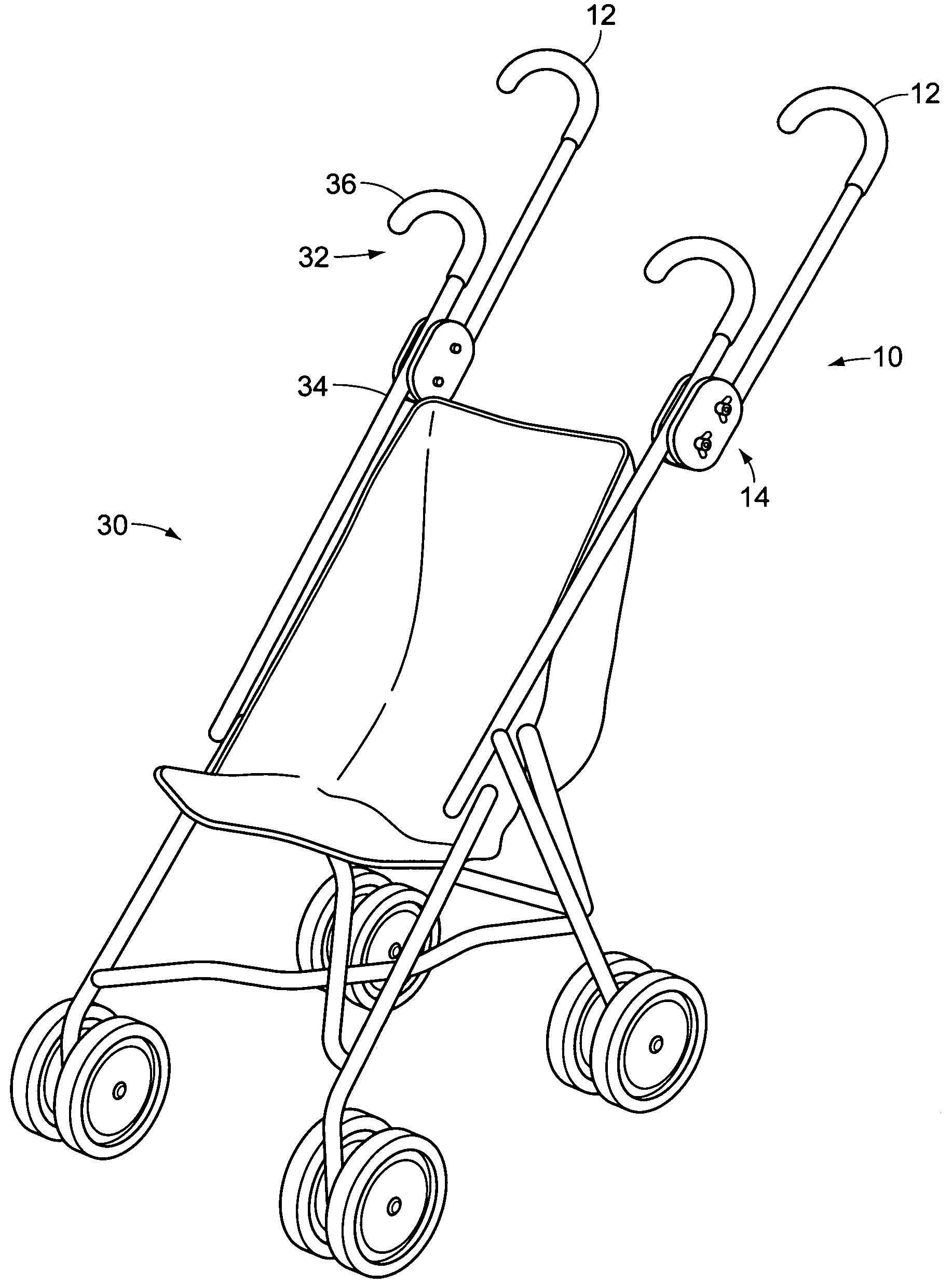 Stroller handle extender