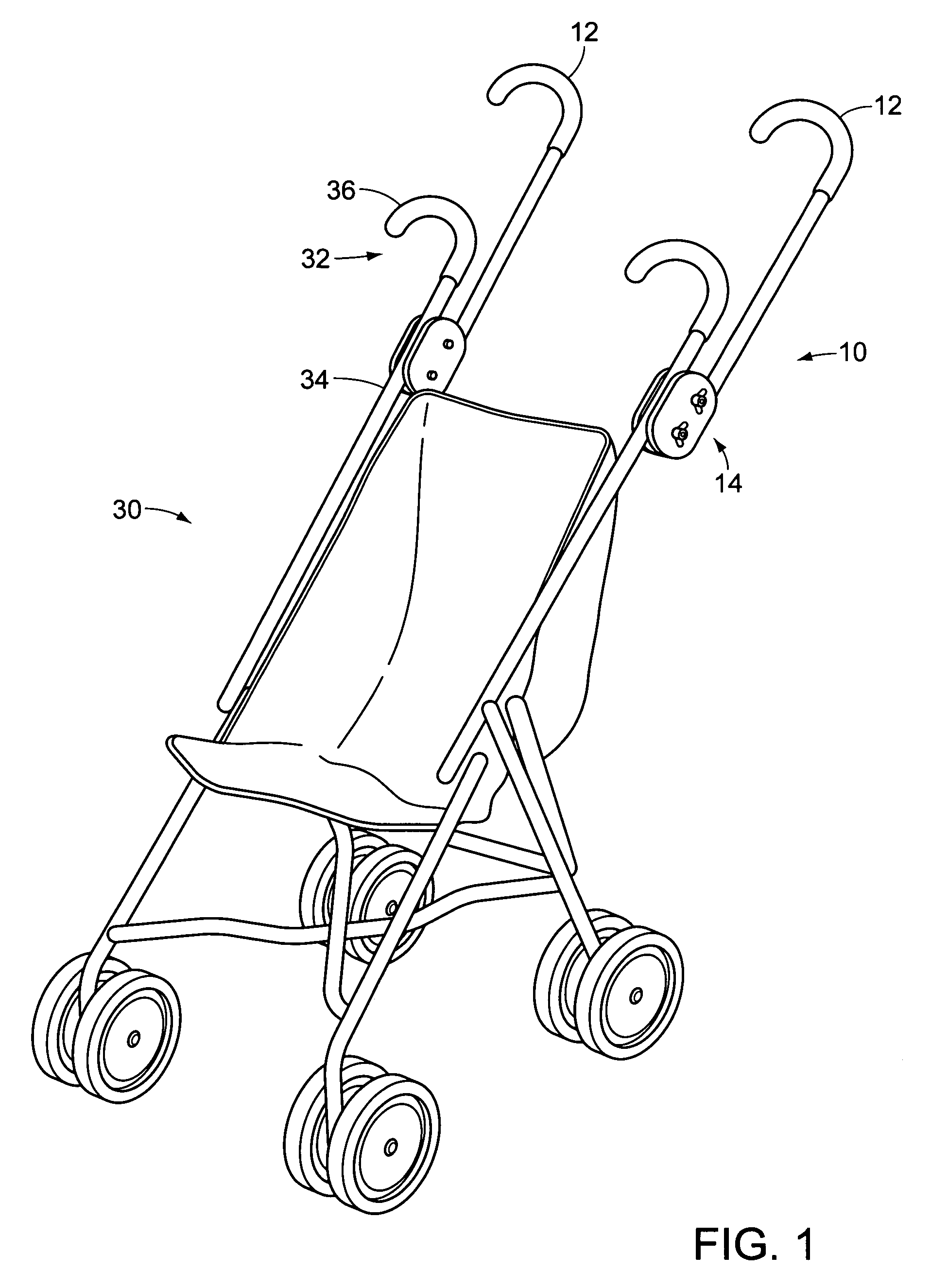 Stroller handle extender