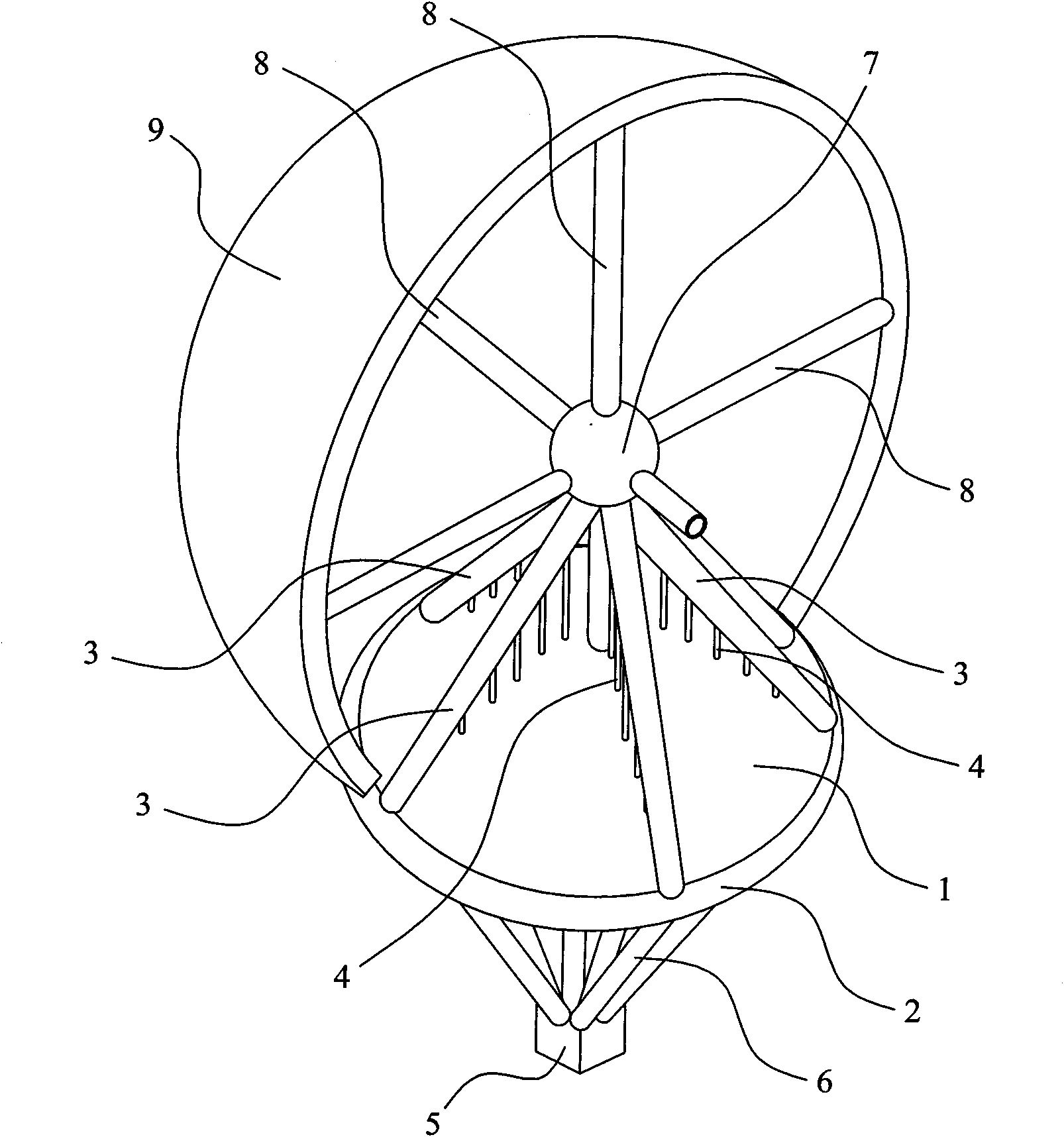 A body-mounted parabolic antenna for inflatable satellites