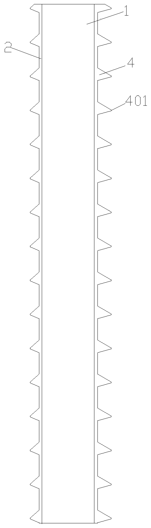 Cathode component of electrostatic dust collection device