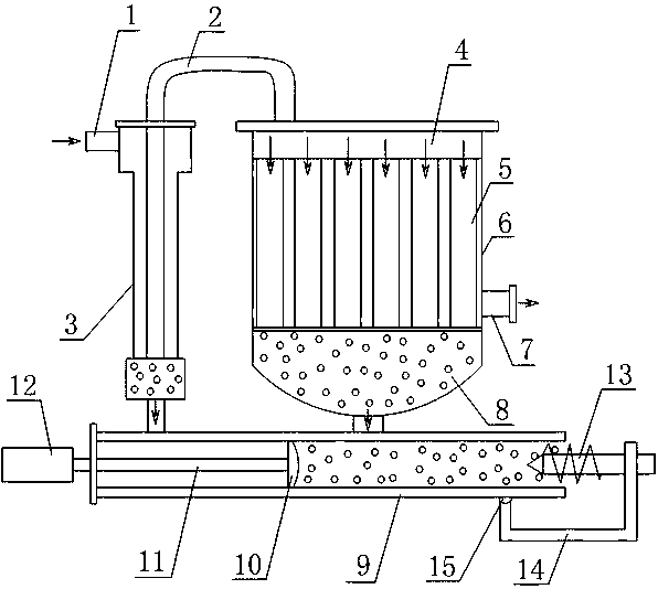 Construction sewage filtering apparatus capable of preventing blockage