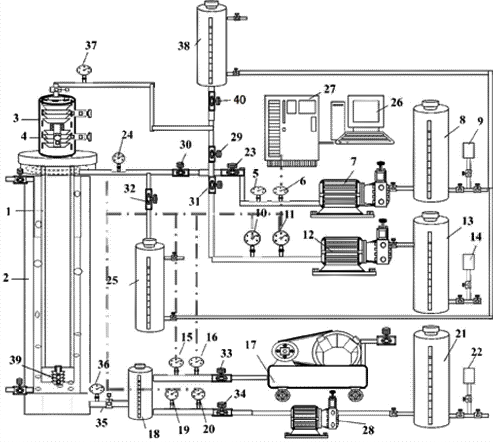 An experimental method for simulating well killing during flooding