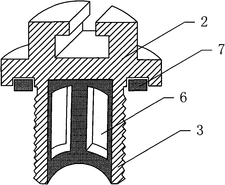 Threaded stop valve