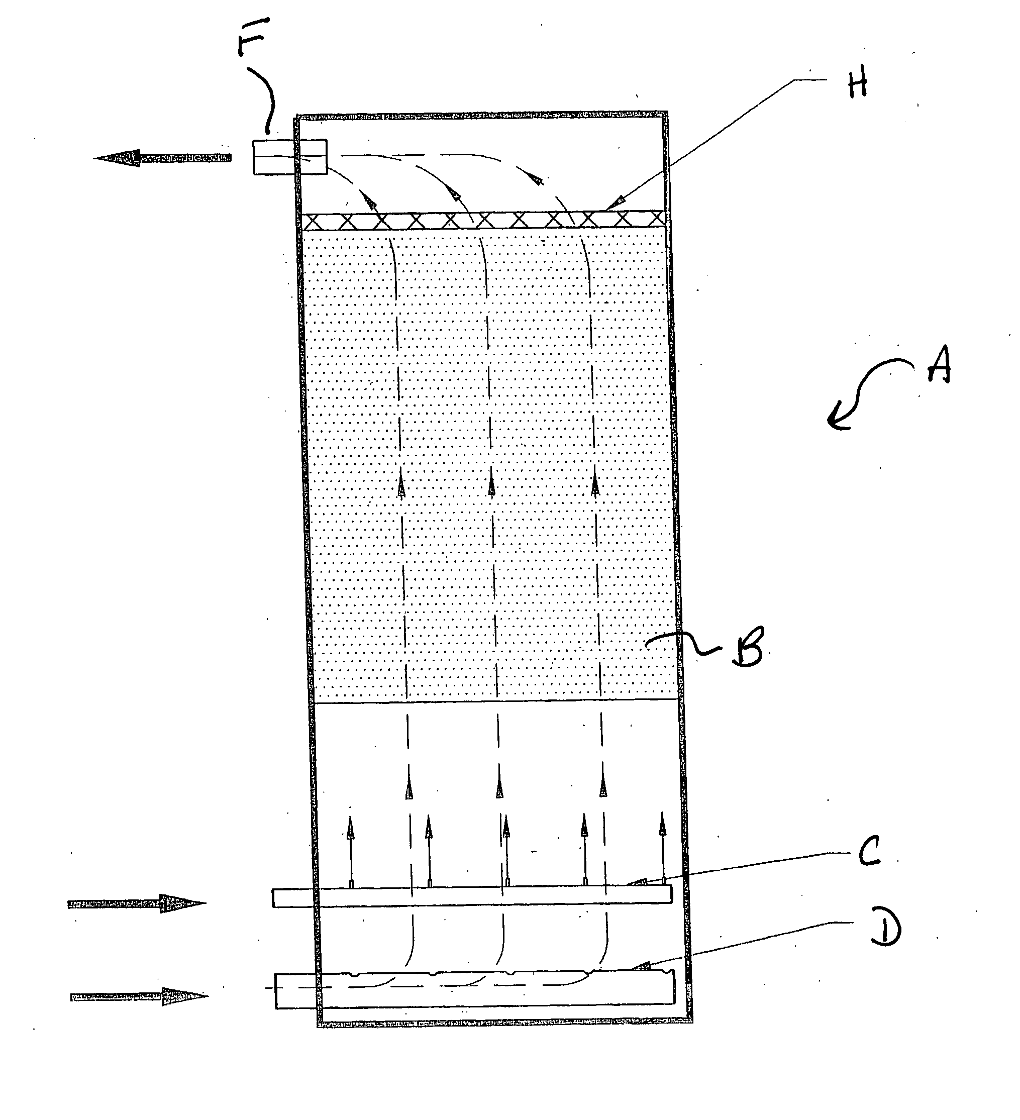 Filter system for filtering water or wastewater and a method of operating the filter system