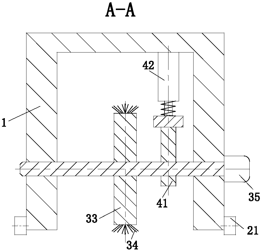 Floor tile joint filling device with automatic gap cleaning function