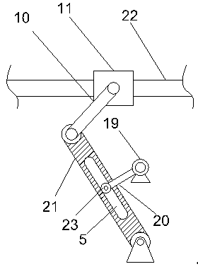 Feeding device for poultry breeding