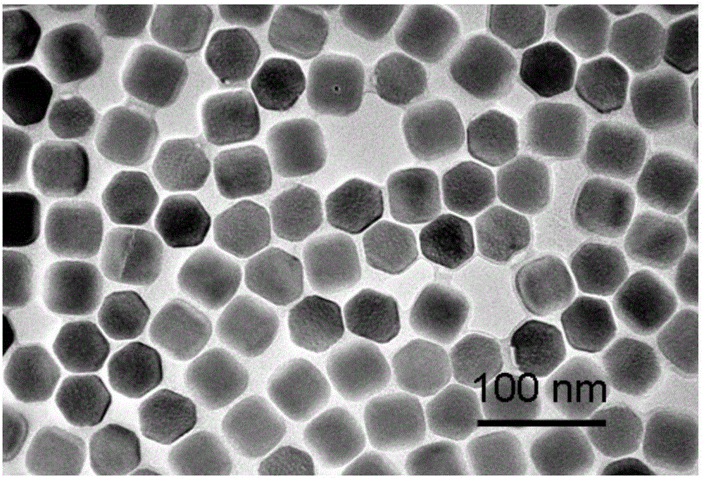 NaYF4:Yb,Tm/TiO2 composite nanofiber and preparation method thereof