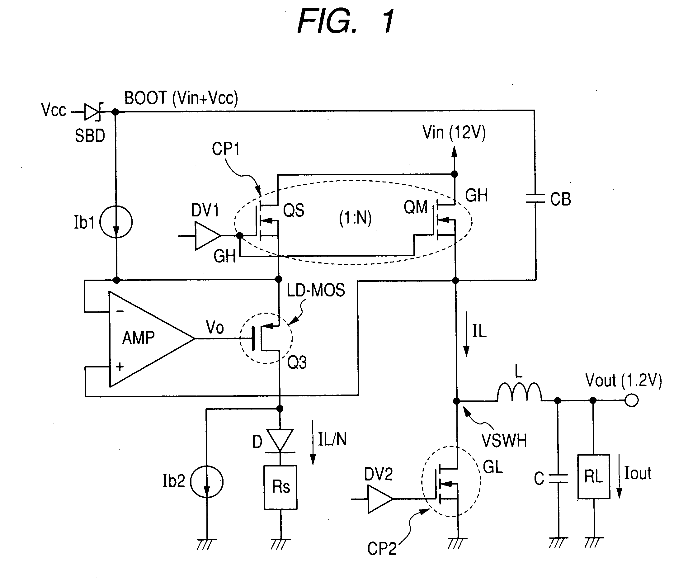 Switching power supply device, semiconductor integrated circuit device and power supply device