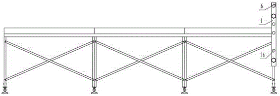 Accommodating frame with supporting strength and rigidity convenient to improve