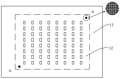 Production method for an electroformed stencil with mark points