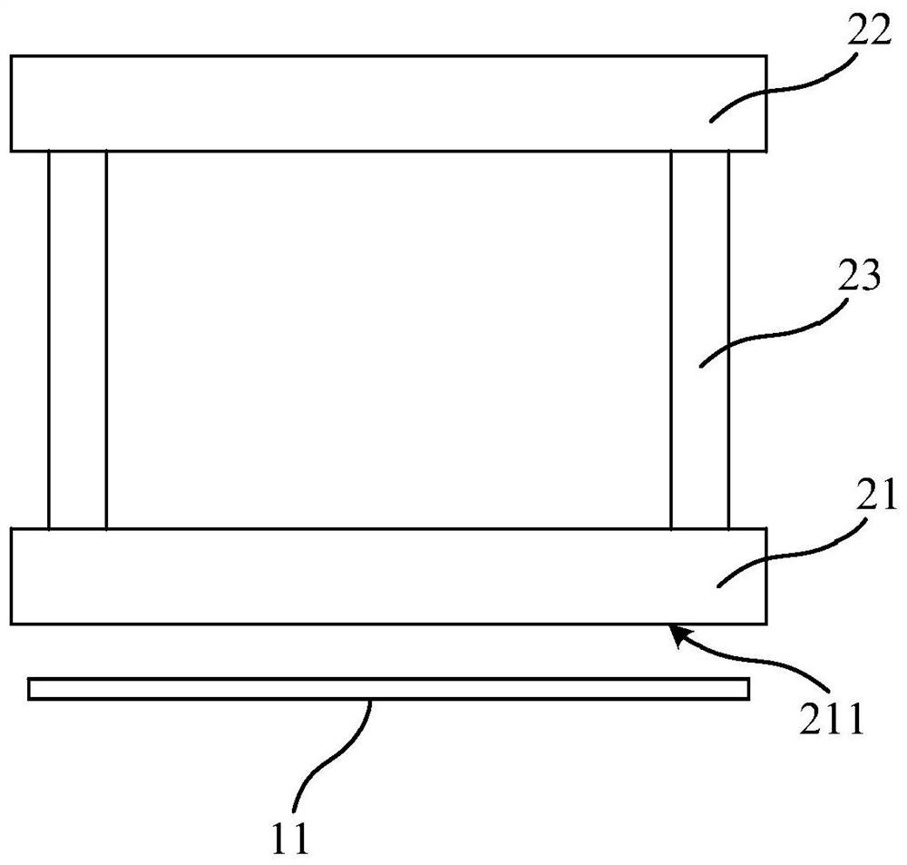 Conveying device and method for mask plate