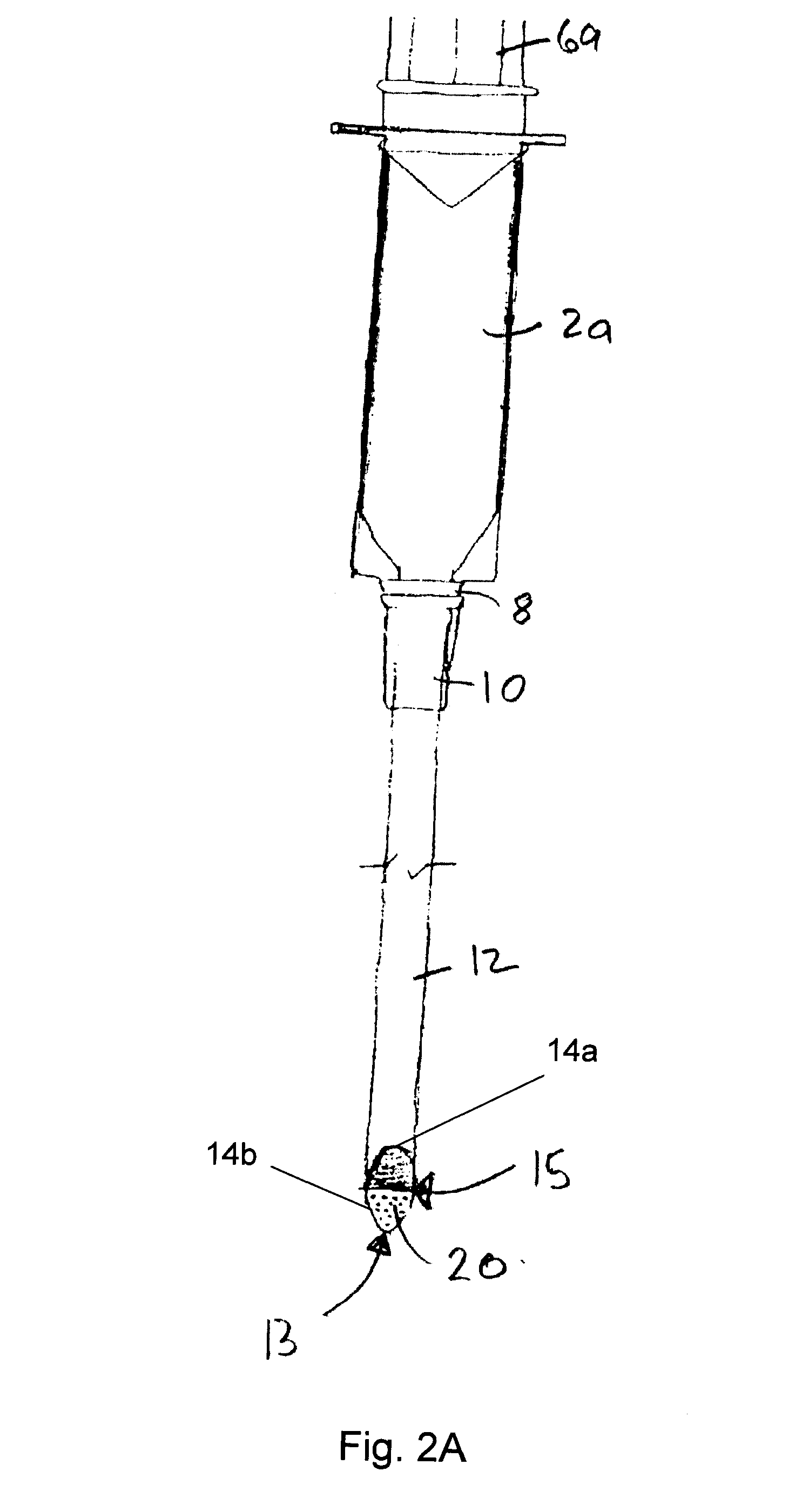 Microparticle delivery syringe and needle for placing particle suspensions and removing vehicle fluid