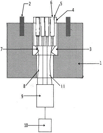 Transformer internal partial discharge determination device and positioning method thereof