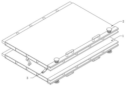 Glass fiber reinforced plastic open-web plate with high corrosion resistance, and preparation method thereof