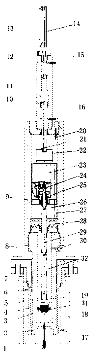 Apparatus for testing rock drillability under stratum condition