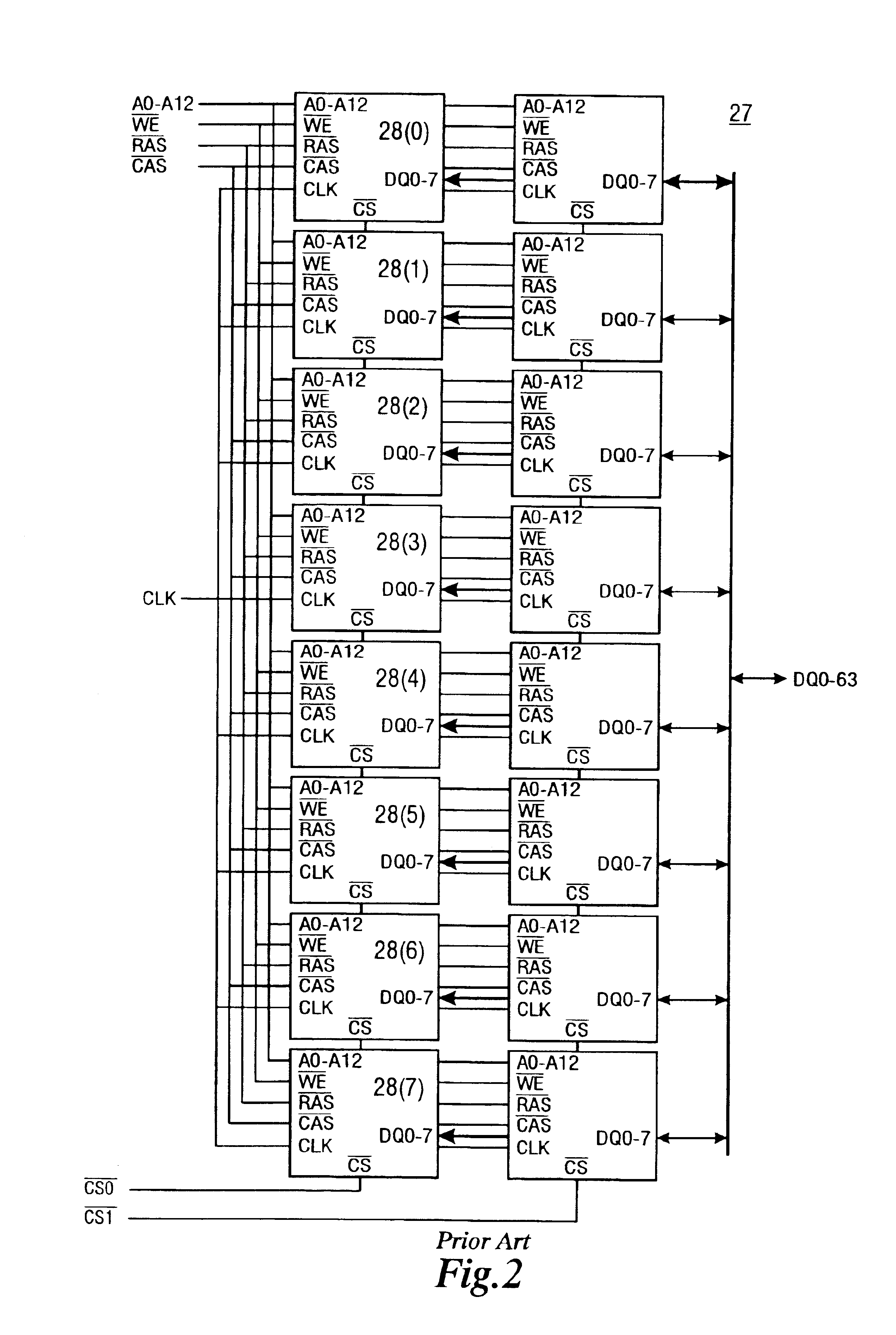 Memory device having different burst order addressing for read and write operations