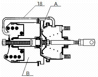 Hill-start control device under traveling and parking braking and using method thereof