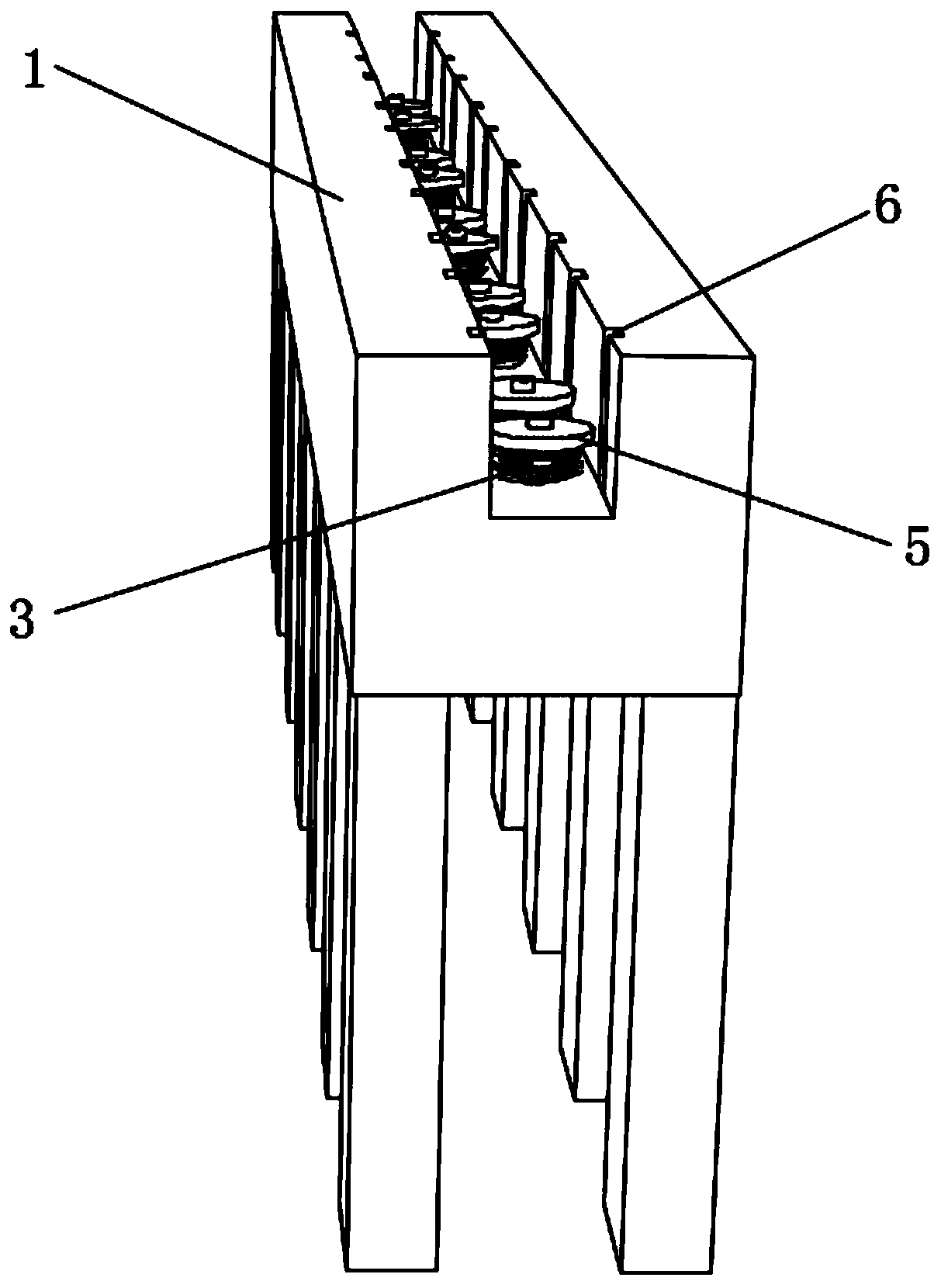 Cold-rolled wire piled steel detecting method based on internet of things