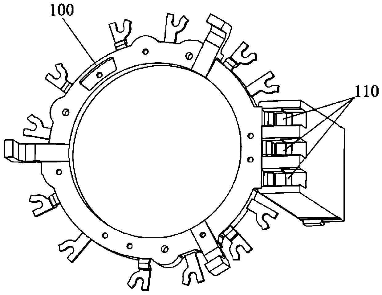 Insert sliding block structure of mold