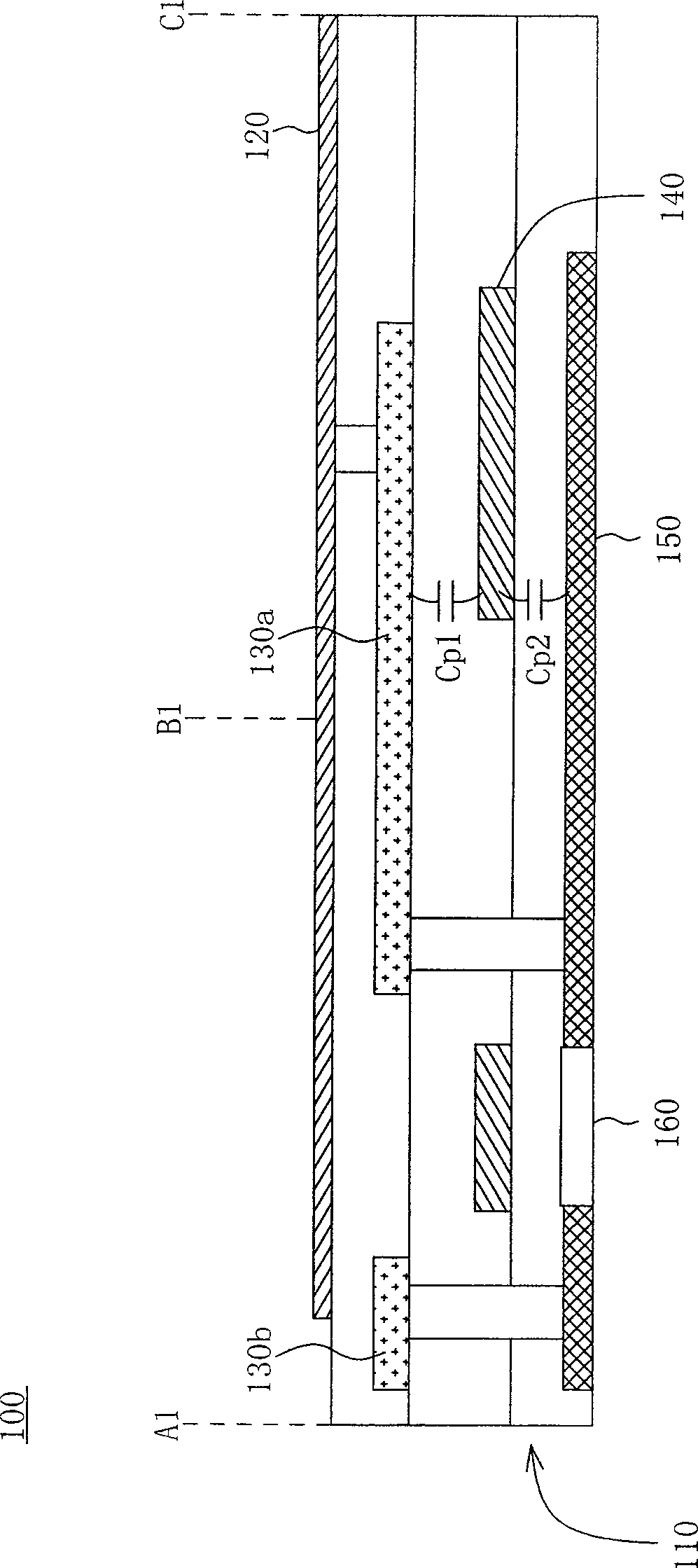 Pixel structure of display device and pixel structure