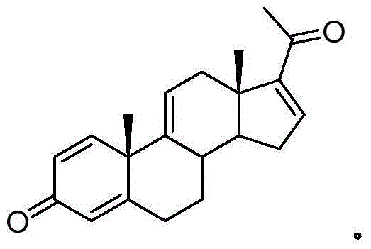 Synthesis method and intermediates of pregnene-1,4,9 (11),16 (17)-tetraenol-3, 20-diketone