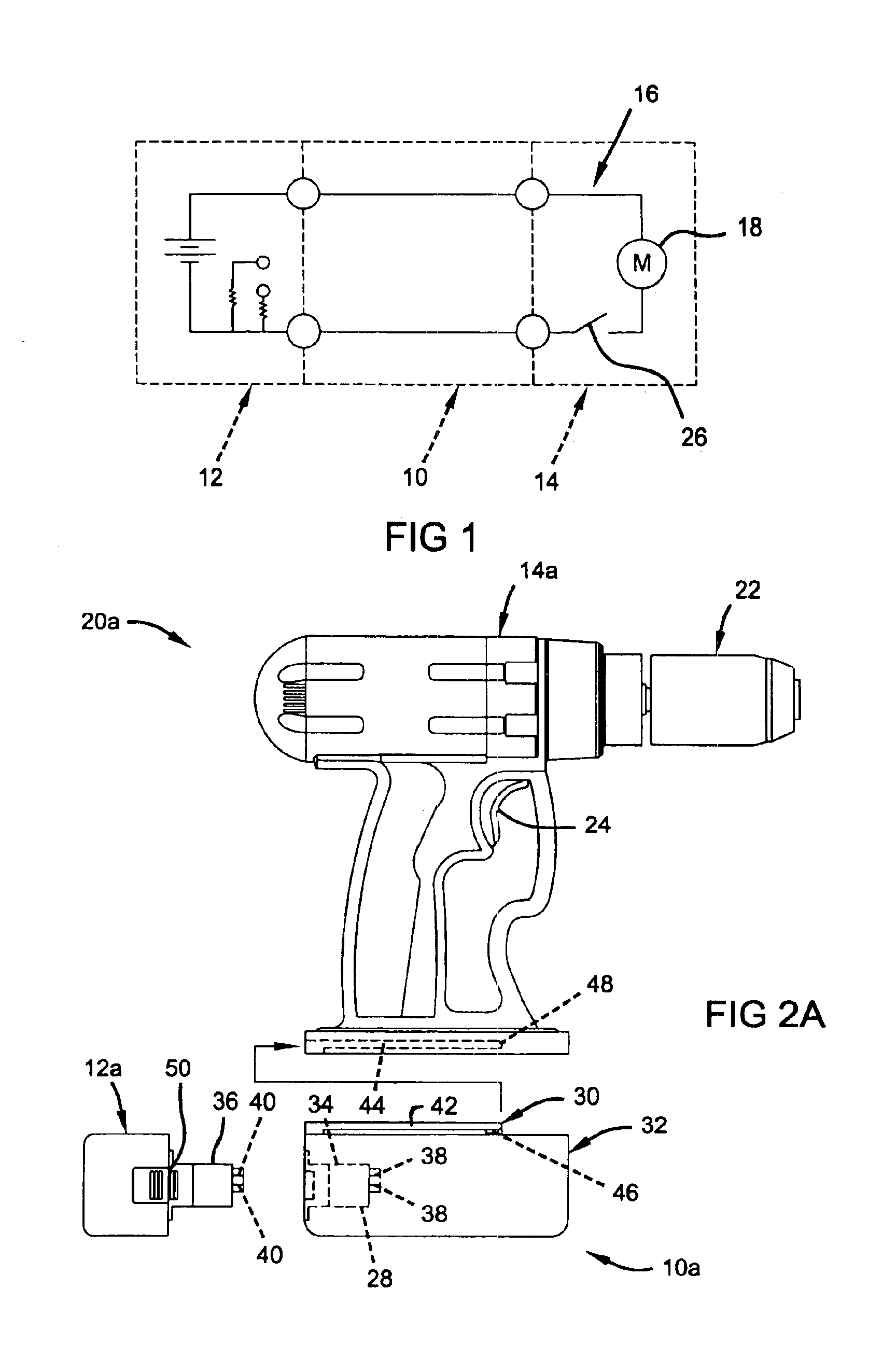 Battery adapter for a cordless power tool system and related method
