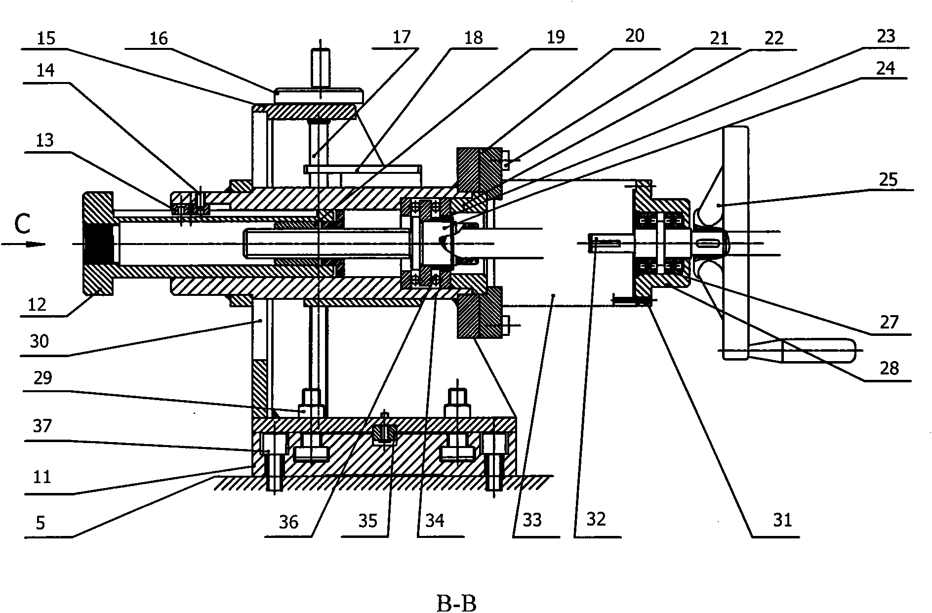 On-machine calibration method for grinding dynamometer and horizontal force loader
