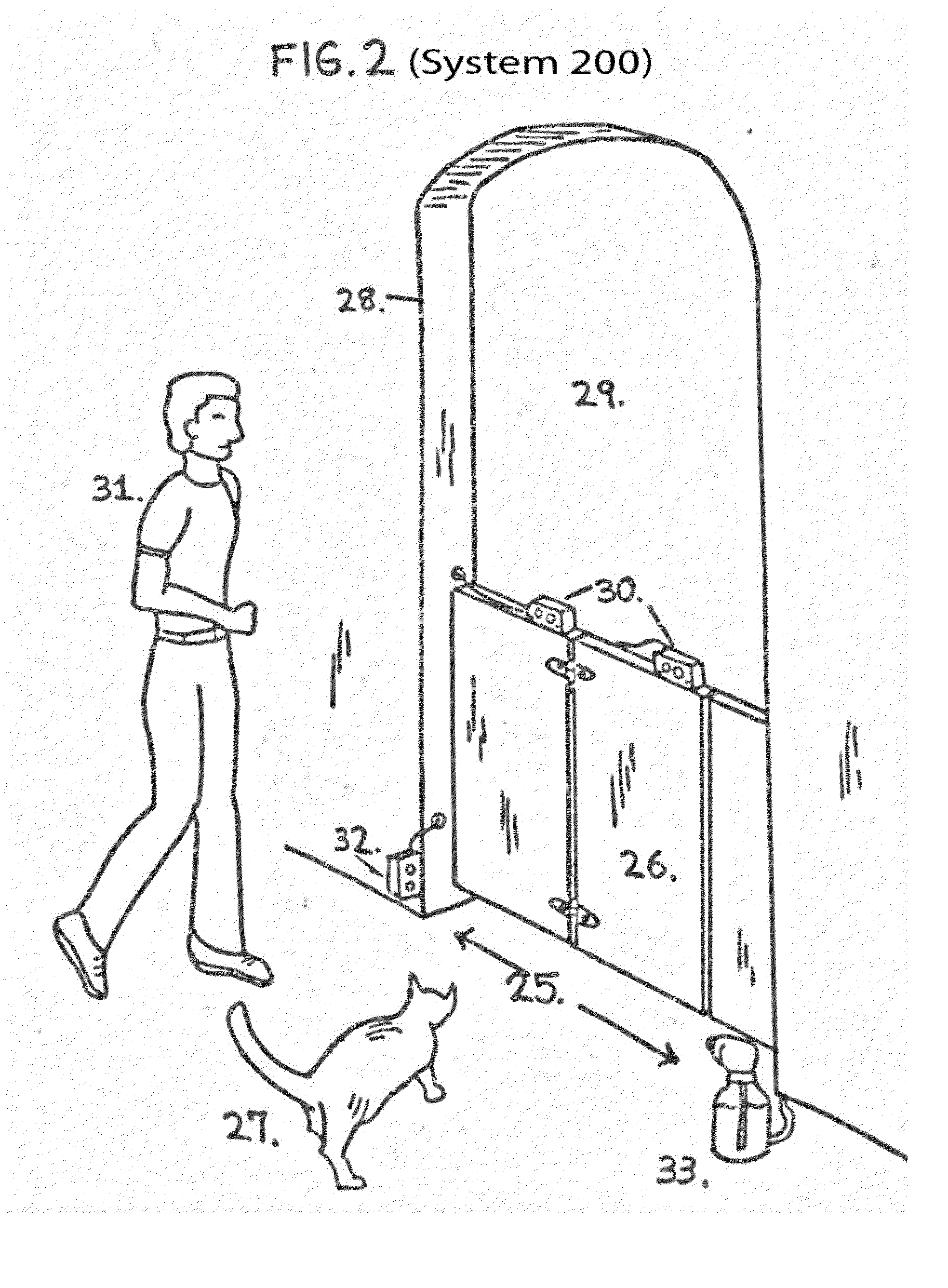 Human sensing pet deterrent system for protecting an indoor area