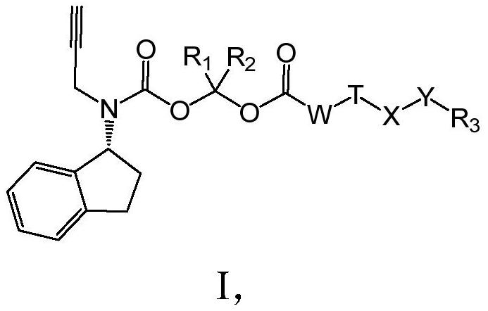 A long-acting rasagiline prodrug and its preparation method and application