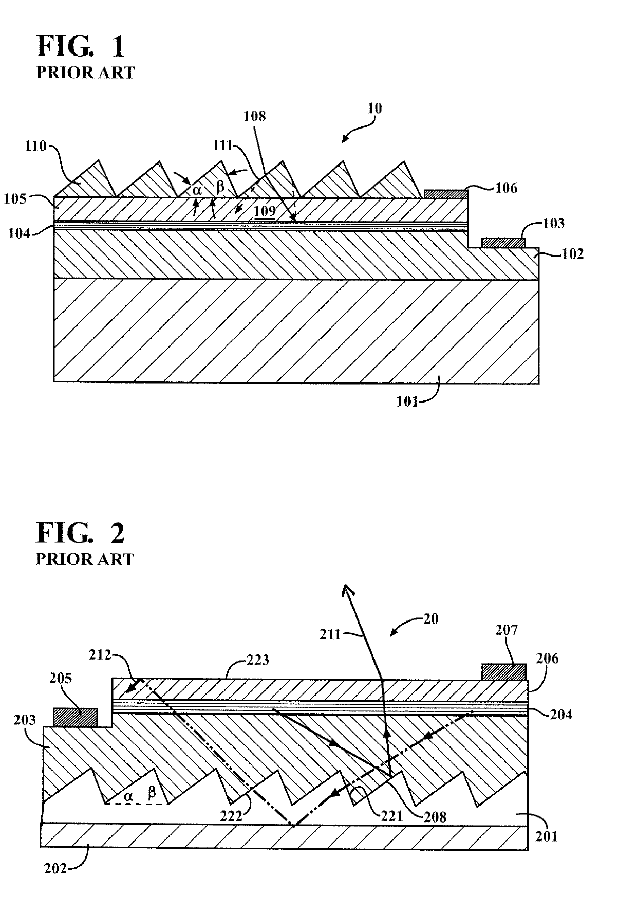 High light extraction efficiency (LEE) light emitting diode (LED)