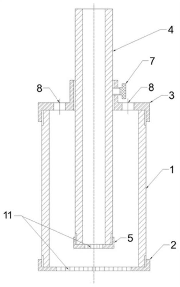 Device and method for detecting anti-seepage performance of granular material