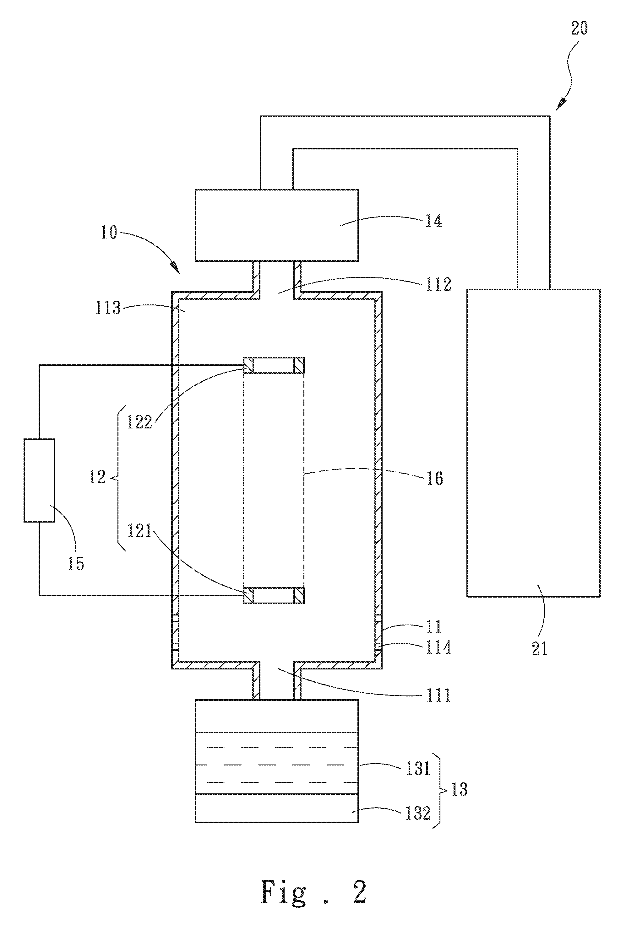 Module applying a hydrogen generating device for supporting combustion of an internal combustion engine