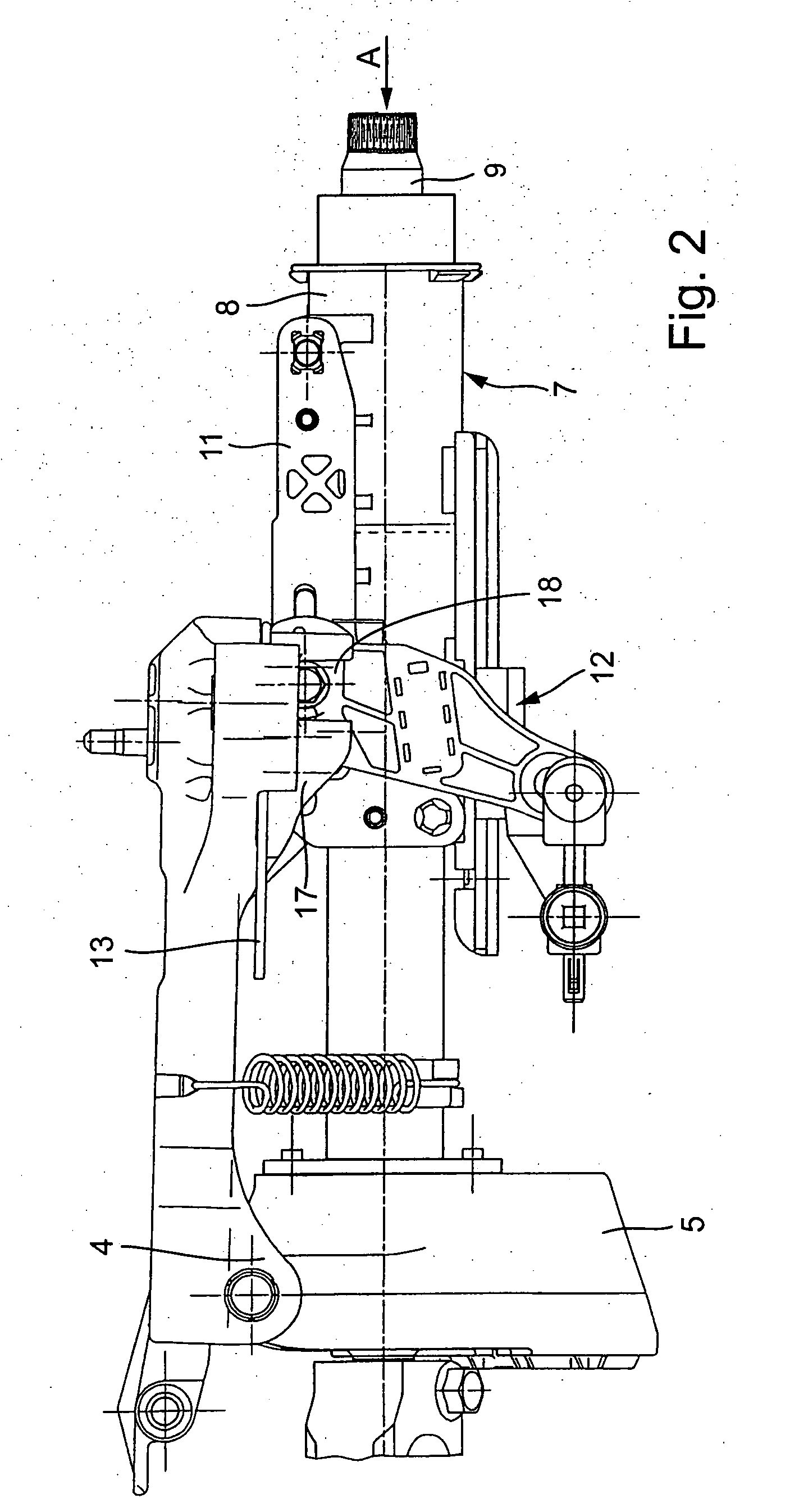 Steering Column Assembly Comprising A Steering Column The Tilt And Length Of Which Can Be Modified