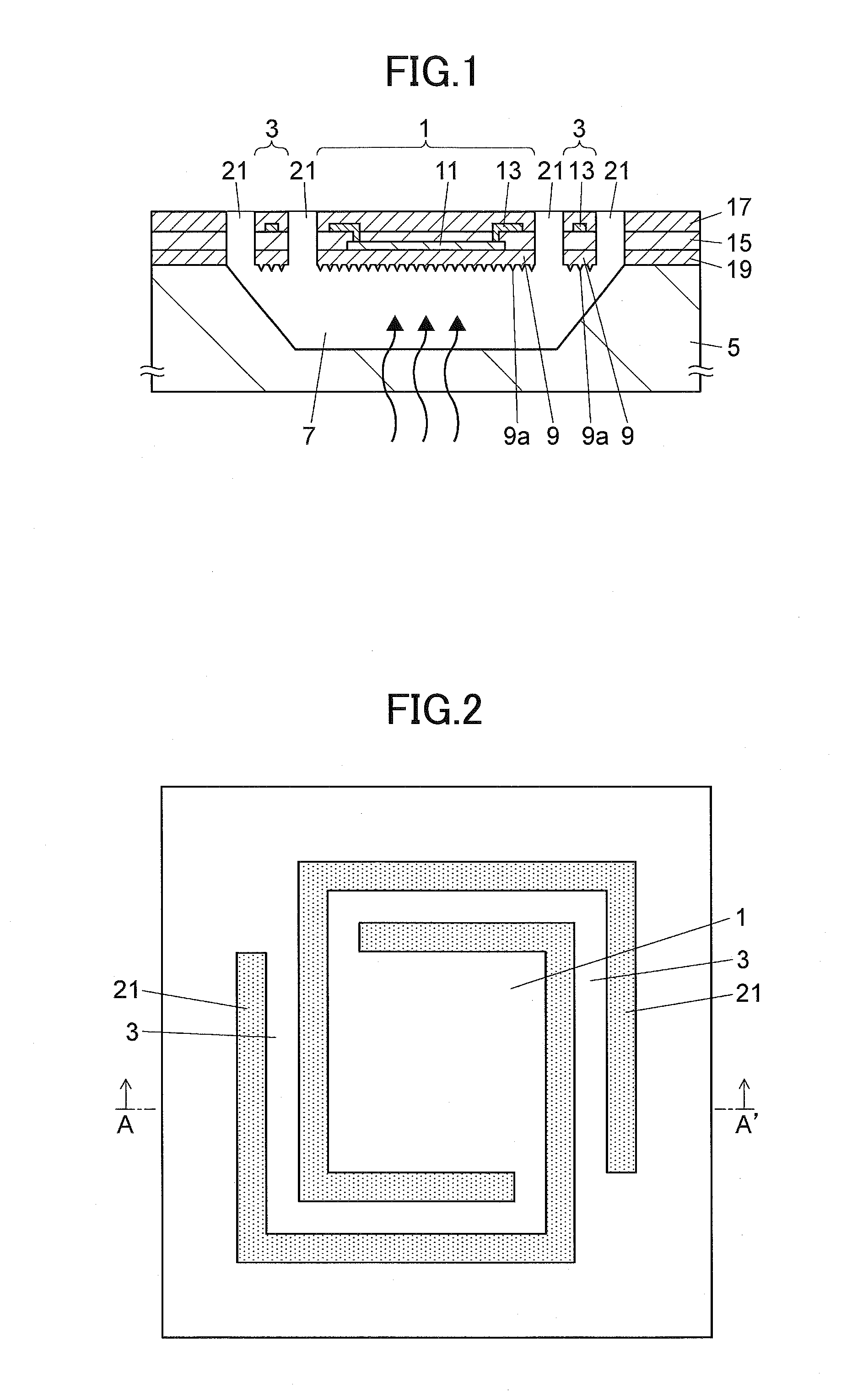 Thermal infrared sensor and manufacturing method thereof