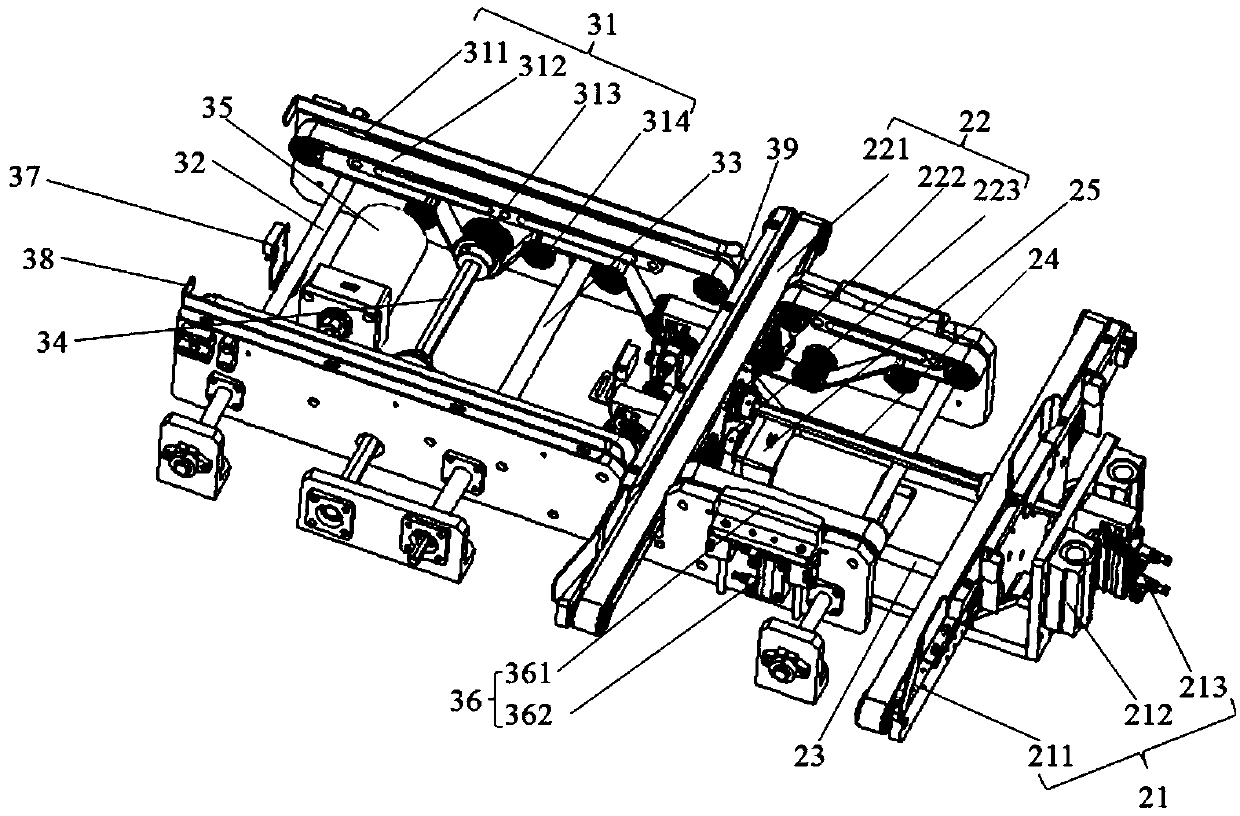 Online type multi-layer circuit board temporary storage device