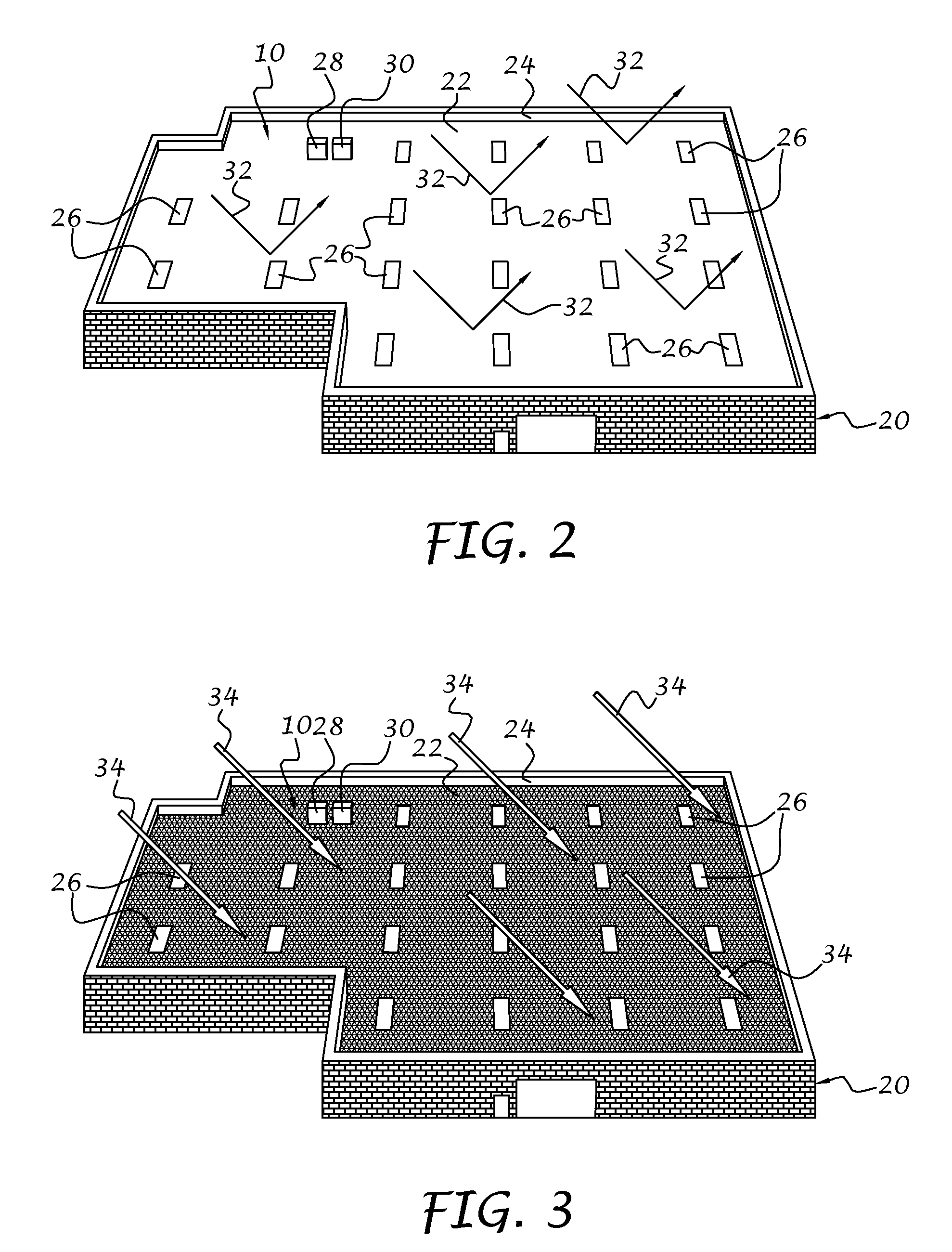 Color changing system for structures and method therefor