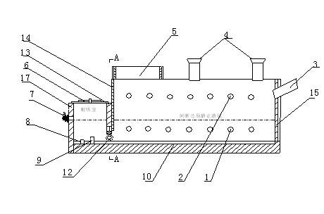 Smelting method and device for molten oxidized lead slag