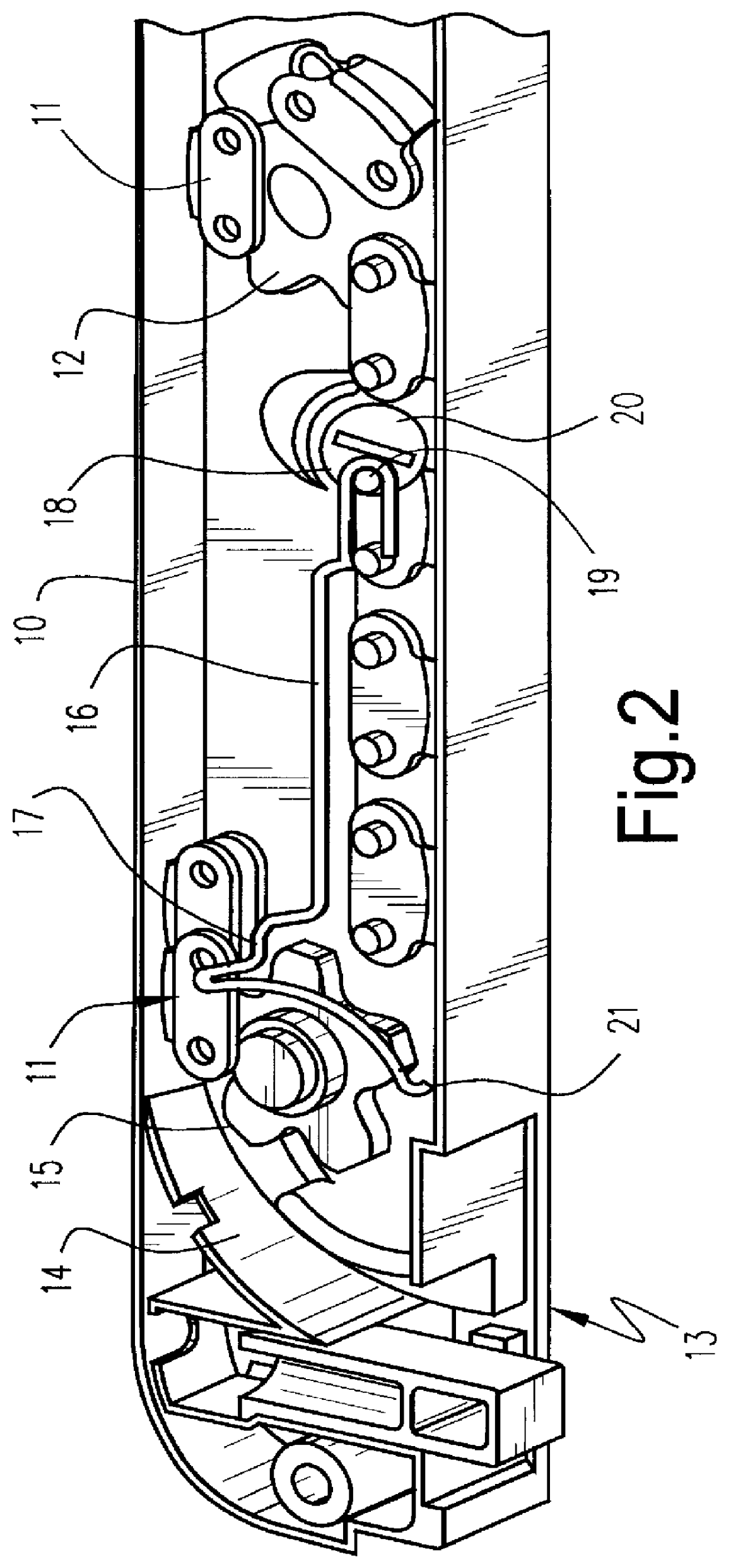 Lockable chain winder