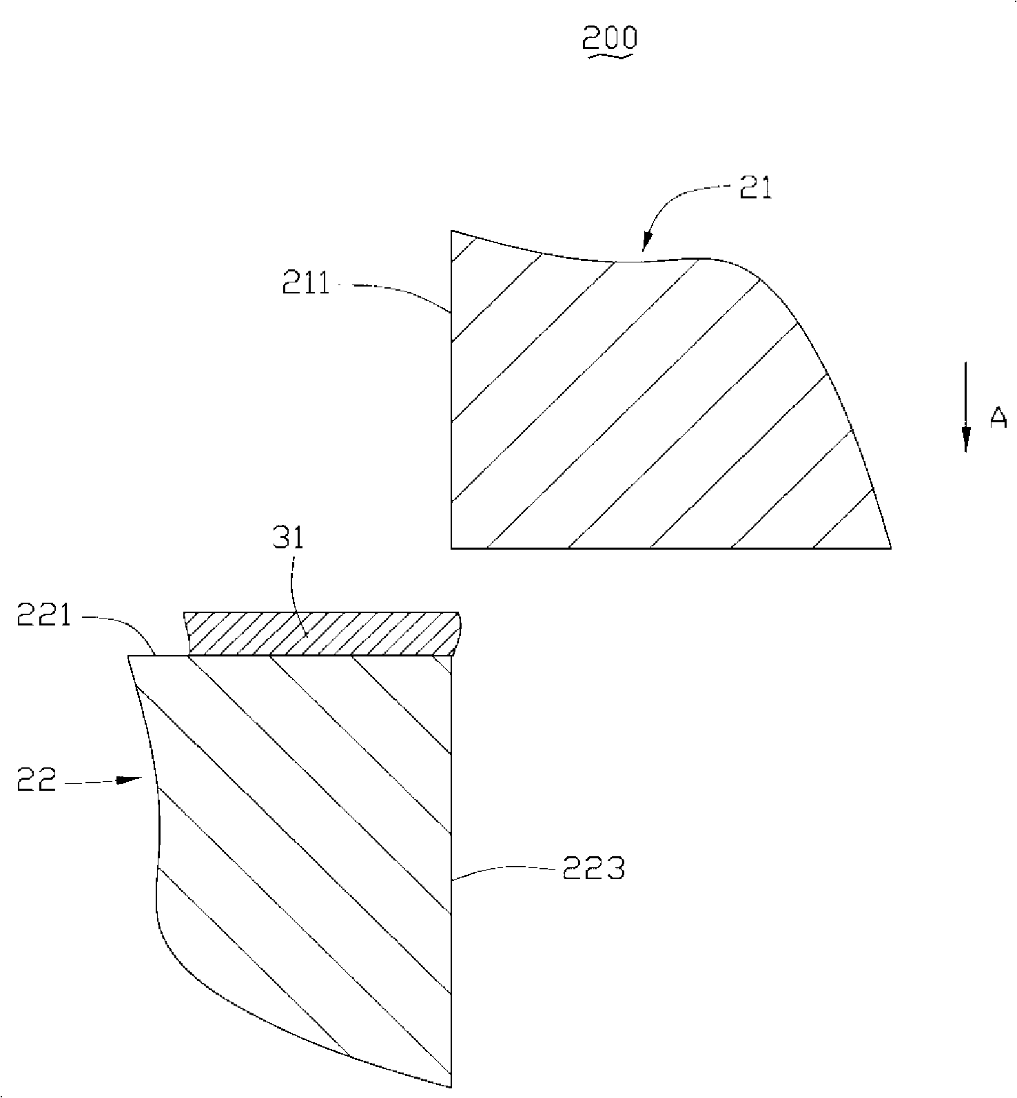 Stamping die, stamping forming method and product made by the stamping forming method