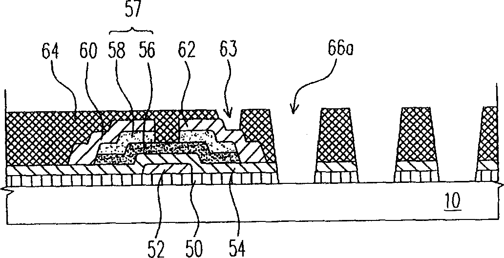 Method for making picture element structure