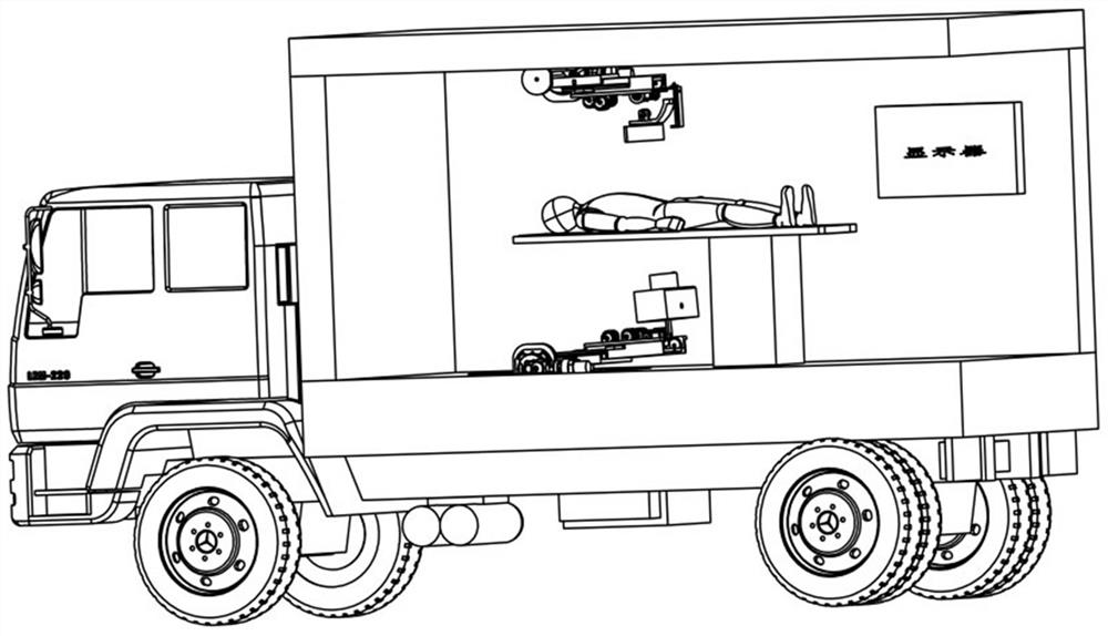 Vehicle-mounted angiography machine of double-mechanical-arm structure