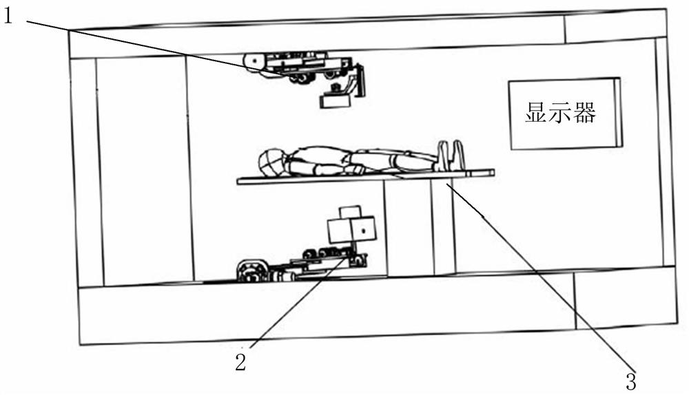 Vehicle-mounted angiography machine of double-mechanical-arm structure