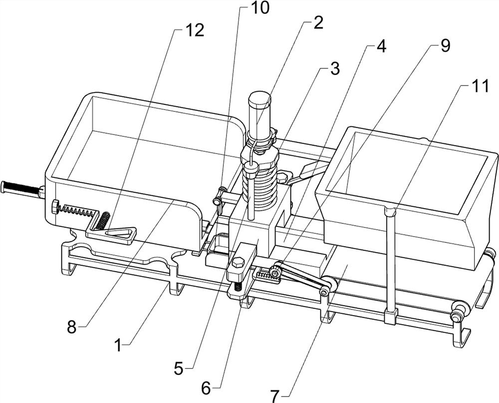 Metal straight bar round hole punching equipment