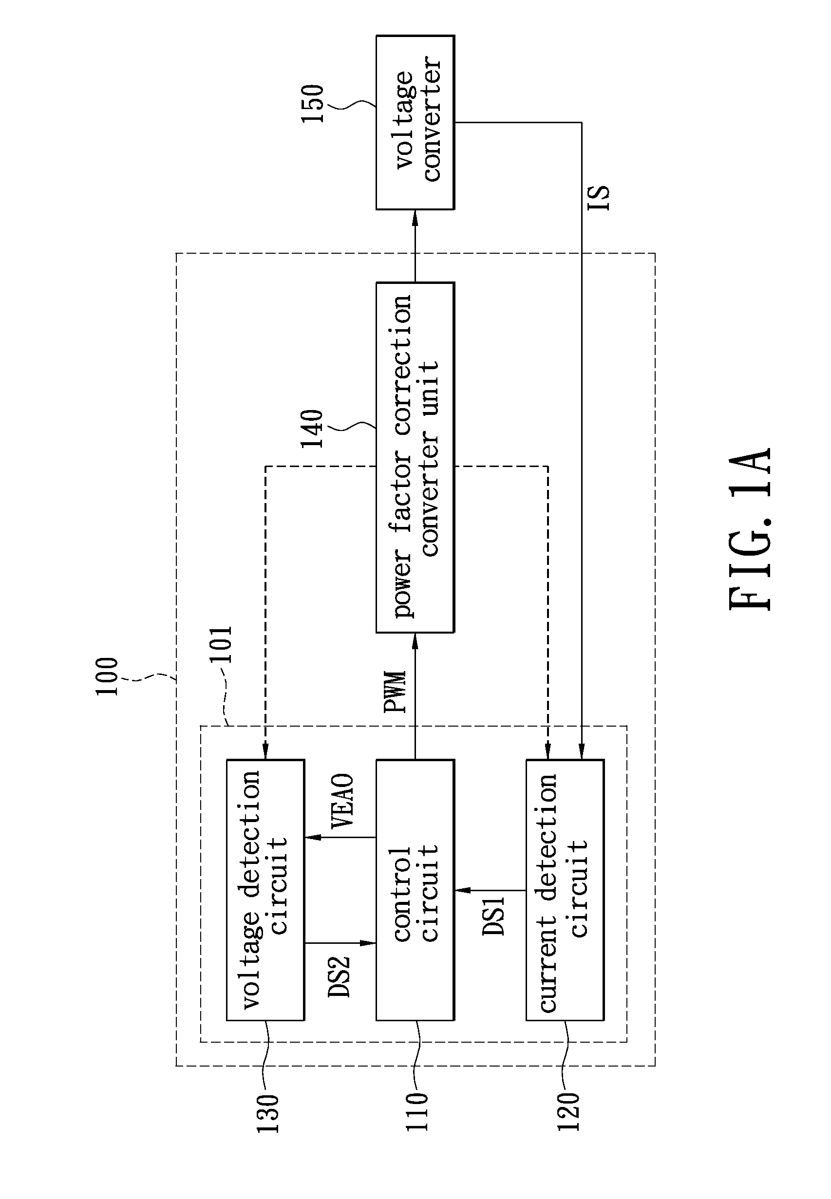 Power factor correction boost converter and frequency switching modulation method thereof